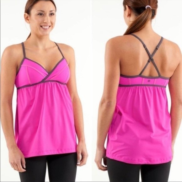 Lululemon Rehearsal Tank In Paris Pink 6 - Picture 1 of 10